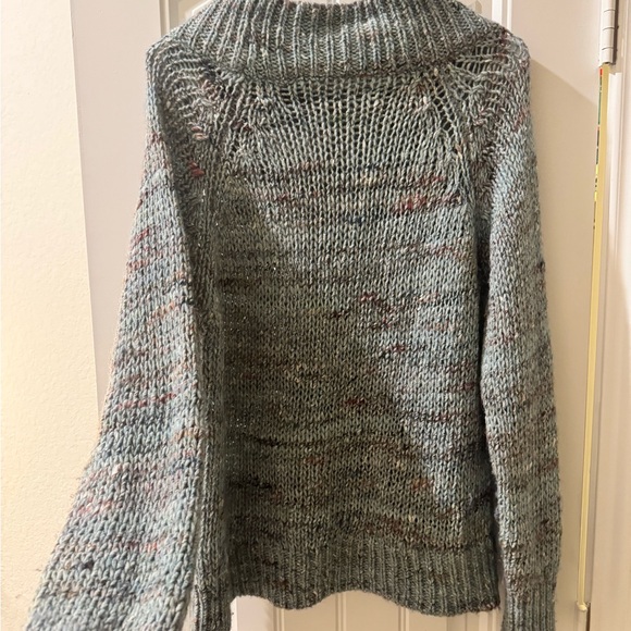 Anthropologie MOTH Cowl Neck Women's Sweater - Blue - Picture 2 of 5